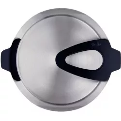 Főzőedényfedő Intensa® - Ø 20 cm, rozsdamentes acél, fekete -