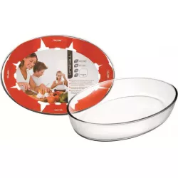 Üvegtálforma ovális formában