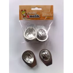 Muffinzsütő forma dió 5,5 cm, 20 db