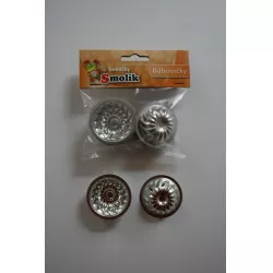 Szilikon/pečící formák mézeskalácshoz, tepsi süti formák, 5 cm, 20 darab