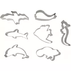 Kivágóformák tengeri élőlényekhez készlet – 7 db