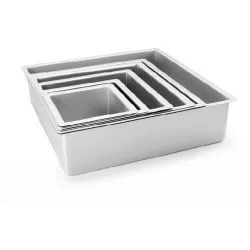 Süti formája négyzet alakú, 20x10 cm