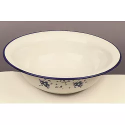 Porcelános tál 32 cm - virágok