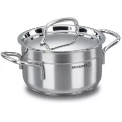 Rozsdamentes acél fazék Alfa 6,8 l