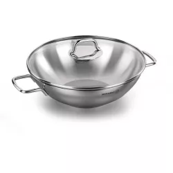 Peremes WOK 28 cm fedővel, Perla