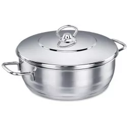 Rozsdamentes edény Astra alacsony, 4,5 l