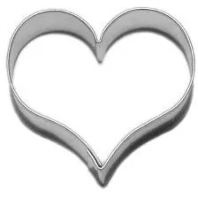 Szív formázó kiszúró, 4,2 cm