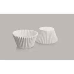 Cukrász kosárkák körte fehér készlet 7x3,5 cm – 50 db