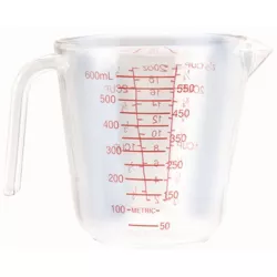 Műanyag mérőedény 600 ml