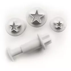 Díszítő készlet csillag készlet – 3 db