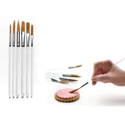 Szett cukrász ecsetek díszítéshez 6 db