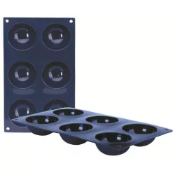 Silikon forma a félgömb sütéséhez