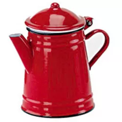 Lámpászüveg lábas kancsó 1l - piros