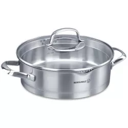 Rozsdamentes acél Steama alacsony nyeles fazék 3 l