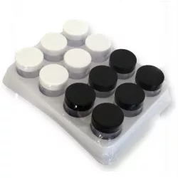 Színkeverő poharak