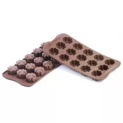 Csokoládászilikon forma – négyleveles virág</analysis>