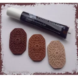 Gél festék tubus (Brown) barna 20 g