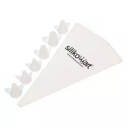 Cukrászcső 34 cm-es készlettel végzőkkel.