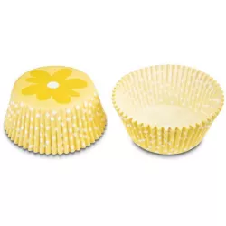 Sárga papírkosárka