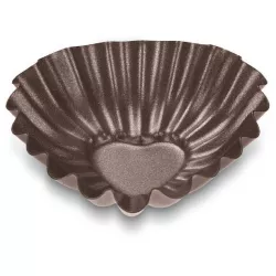 Muffinforma tortaformára - mini kosárkák - 6 db 9 cm