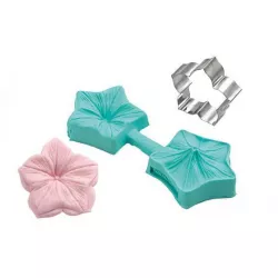 Szilikonforma marcipánhoz – petúnia, 4 × 5 cm