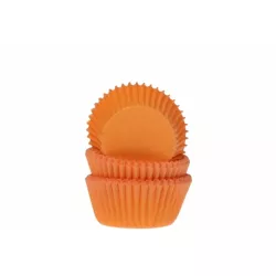 Narancssárga muffinkosár 50 darabba