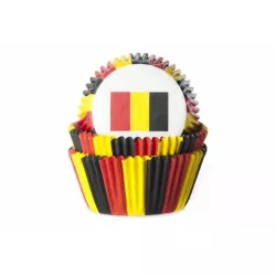 muffinformák zászló Belgaország 50 db
