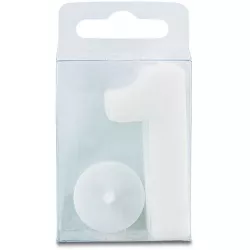 Lámpászájszám 1 – mini, fehér