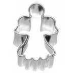Formafigurás angyalka kis méretű, 13x13 mm