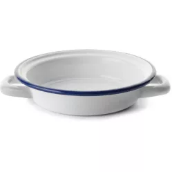 Mély tál SMALT fogantyúval 22 cmes átmérővel
