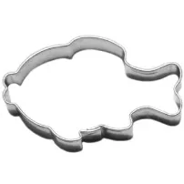 Csomagolóformájú halacskára vágó forma 59×31 mm