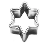 Csillag alakú kiszúró 10x10 mm