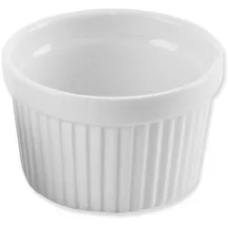 Lábas tál porcelán fehér sütő 9x5,5 cm