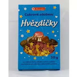 Cukorkás díszítés csillagok 30 g