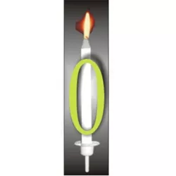 Születésnapi gyertya tükörs numero 0