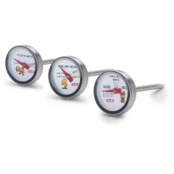 3 db mini hőmérő készlet csirke, marha és burgonya előkészítéséhez