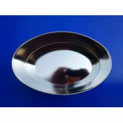 Középtálas ovális tortaforma 27,5x18x7,5 cm
