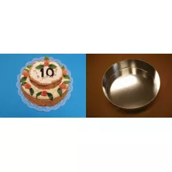 Forma de tort pentru tort, formă circulară, diametru 28x7,5 cm