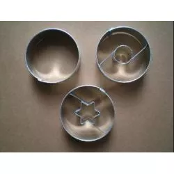 Kiszúrók hármas sor kiskerekekhez