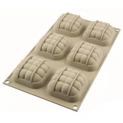 Szilikon sütőforma 3D-s elegáns párnákhoz
