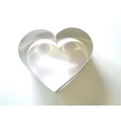 Szív alakú, mély edény tortaforma 24 cm