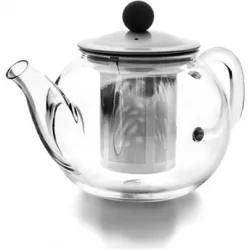 Üveg teáskanna 0,9 l
