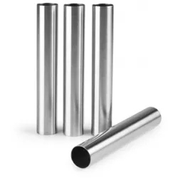 Rozsdamentes csövek desszerthez 4 db 14 cm, átmérő 2 cm