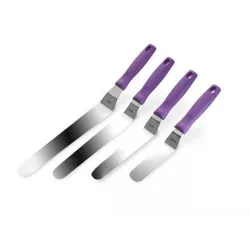 Cukrász kés, kenő, görbített