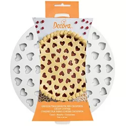 Szív formázó tészta süteményhez, 30 cm