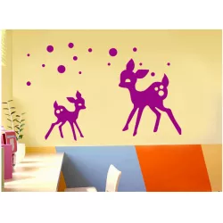 Ragasztós poszter: erdei állatok