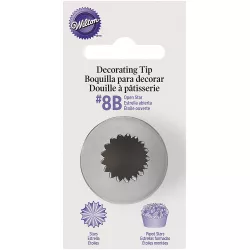 Dekorációs csúcs STAR #8B TIP CARDED