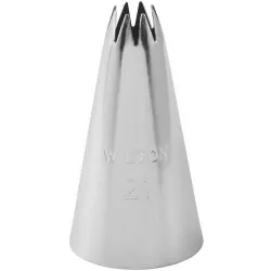 Dekorációs csúcs OPEN STAR TIP #21 CRD