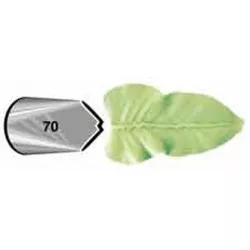 Dekorációs csúcs LEAF #70 CRD