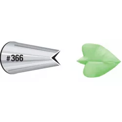 Dekorációs csúcs LEAF #366 CRD